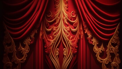 beautiful background red style