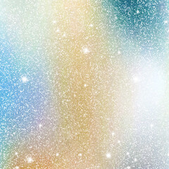 glitter and pastel colors sparkle turquoise background