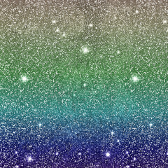 glitter and pastel colors sparkle turquoise background