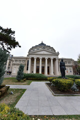 Fototapeta na wymiar Romanian Athenaeum from Bucharest 4
