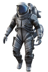 Space suits isolated on transparent background. Ai generated.