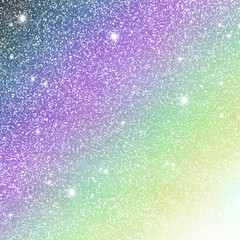 Rainbow and colorful glitter sparkle birthday background