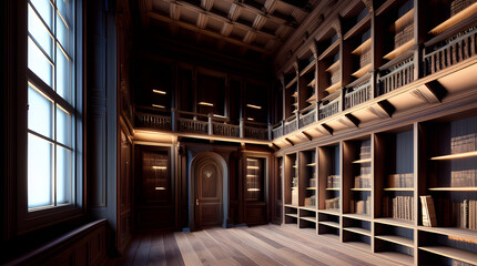 entrance to the church of the holy sepulchre with the library inside, 3d design, volumetric lihgting