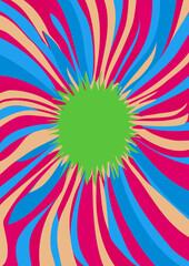 Set of psychedelic backgrounds.