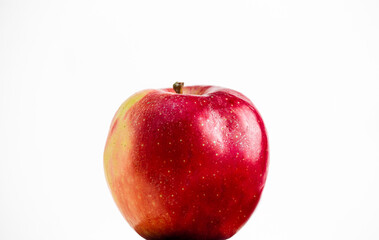 red apple isolated on white
