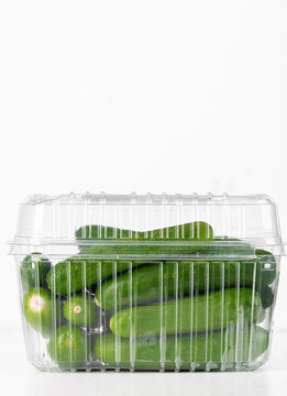 package with green cucumber