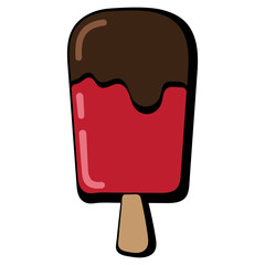 ice cream icon. Vector illustration isolated on white background