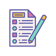 checklist icon for your website design, logo, app, UI. 