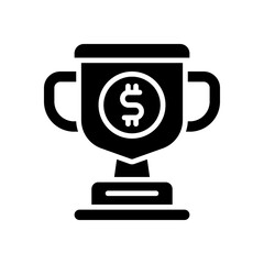 trophy icon for your website design, logo, app, UI. 