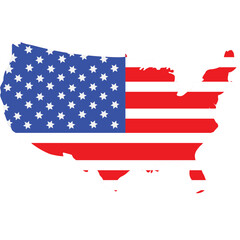 American flag, happy Independence Day, 4th of July