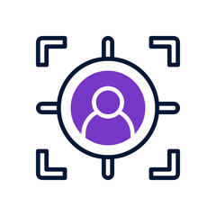 target icon for your website design, logo, app, UI. 