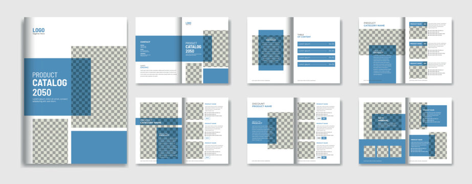 Minimalist product catalog design template,
multipurpose product catalogue layout design template, a4 Company product brochure template design