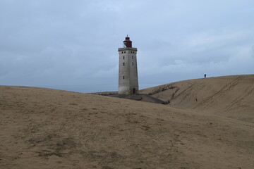 Fototapeta na wymiar Dune landscape at Rubjerg Knude Fyr; Denmark; North Jutland