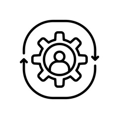 management icon for your website design, logo, app, UI. 