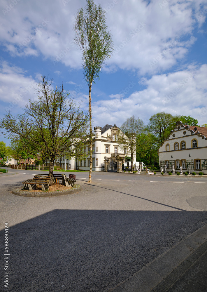 Canvas Prints Schloss in Ditterswind, Gemeindeteil des Marktes Maroldsweisach, Landkreis Haßfurt,  Unterfranken, Franken, Bayern, Deutschland