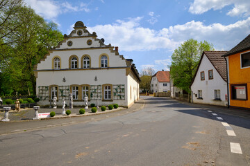 Fototapeta na wymiar Schloss in Ditterswind, Gemeindeteil des Marktes Maroldsweisach, Landkreis Haßfurt, Unterfranken, Franken, Bayern, Deutschland