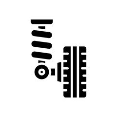 car suspension icon for your website, mobile, presentation, and logo design.