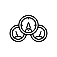 speedometer icon for your website, mobile, presentation, and logo design.