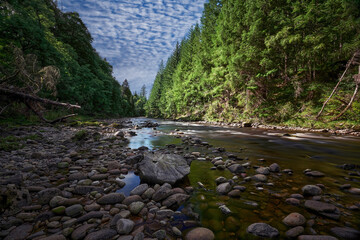 River Findhorn long exposure Scenic View