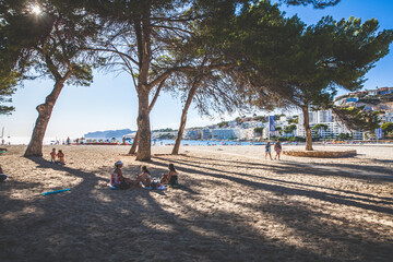 Fototapeta na wymiar Sunny Mallorca beach