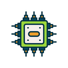 cpu icon for your website, mobile, presentation, and logo design.