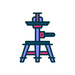 tripod icon for your website, mobile, presentation, and logo design.