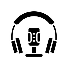 Fototapeta premium podcast icon for your website, mobile, presentation, and logo design.