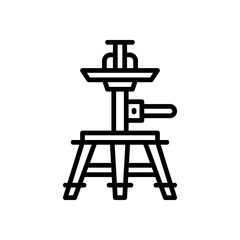 tripod icon for your website, mobile, presentation, and logo design.