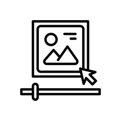 photo editor icon for your website, mobile, presentation, and logo design.