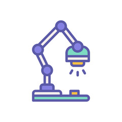 desk lamp icon for your website design, logo, mobile design, and presentation.