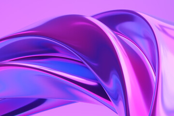 Holographic abstract background. 3d rendering