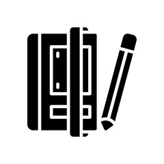 notebook icon for your website, mobile, presentation, and logo design.