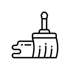 paint brush icon for your website, mobile, presentation, and logo design.