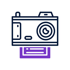 camera icon for your website, mobile, presentation, and logo design.