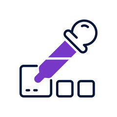 color picker icon for your website, mobile, presentation, and logo design.