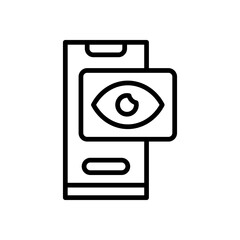 spy view icon for your website, mobile, presentation, and logo design.