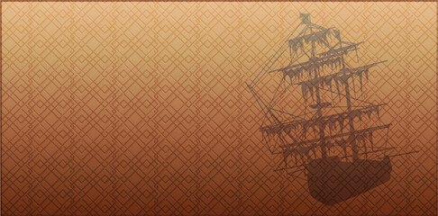 Fototapeta na wymiar old nautical treasure map background