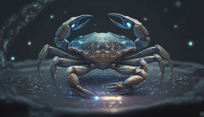 zodiac constellation cancer illustration