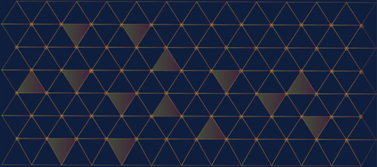 Background of an abstract tringle design in gradient colors