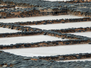 Eras of evaporation of the salt flats