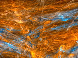 Abstract modern dynamic stylish blue decorative pattern wave banner background.