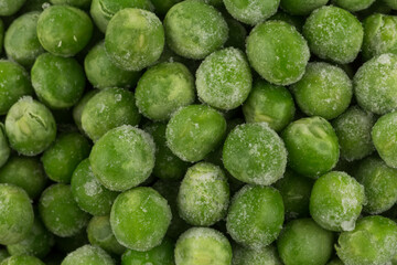 Green frozen peas
