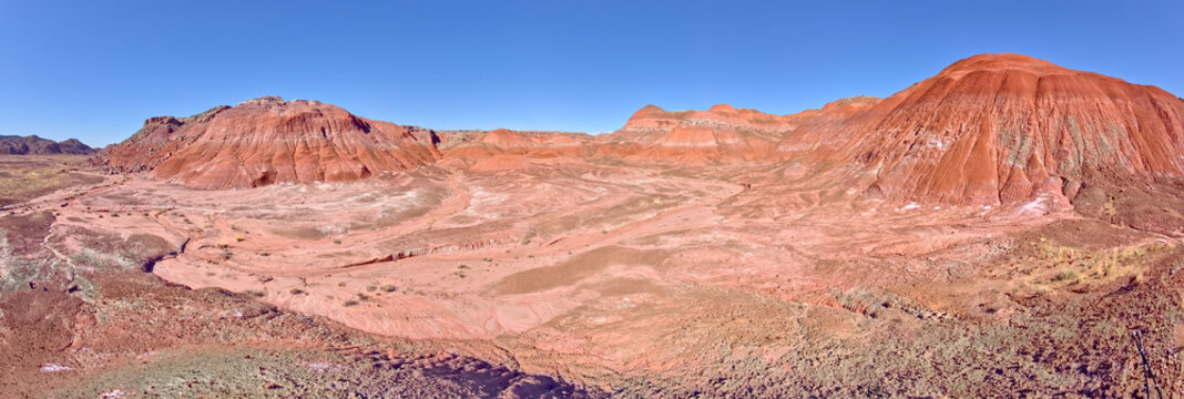 The north hills of Tiponi Valley in Petrified Forest National Park Arizona.