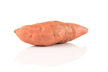 Sweet potato on the white background