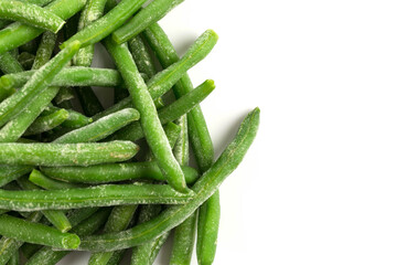 Frozen cut green beans vegetable
