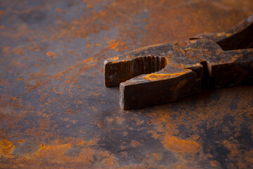 Old rusty tools