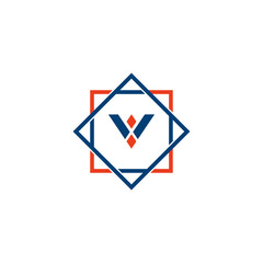 Naklejka premium letter m logo design