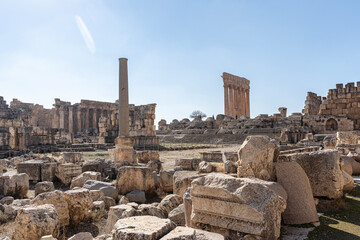 Fototapeta premium Temple of Jupiter, Baalbek, Lebanon