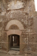 Naklejka premium Piccole Terme in Villa Adriana in Tivoli, Lazio Italy