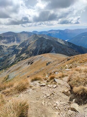 Summer landscape of Rila mountain near Musala peak, Bulgaria